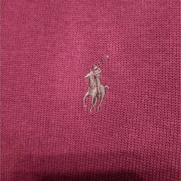 POLO Ralph Lauren Quarter Zip Cotton Knit Shirt Sweater XL - Picture 5 of 11